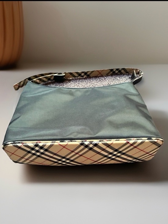 Handbags - Burberry Blue Label Womens Black & Classic Plaid Check Accents Shoulder Bag